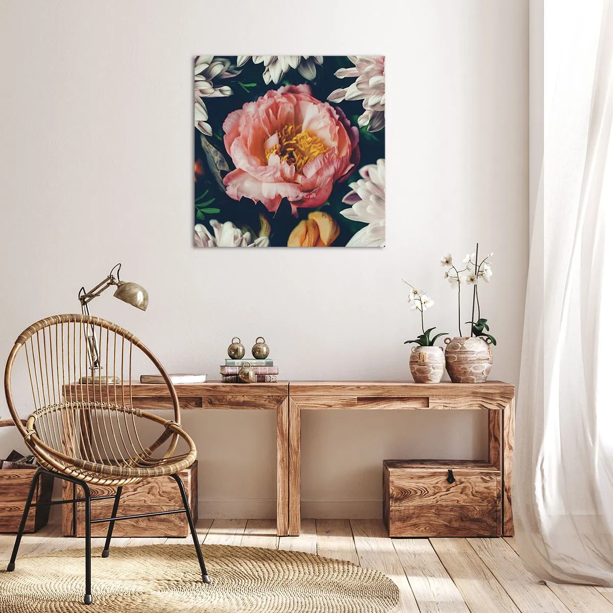 Schilderen op canvas - Met barokke pracht - 30x30 cm