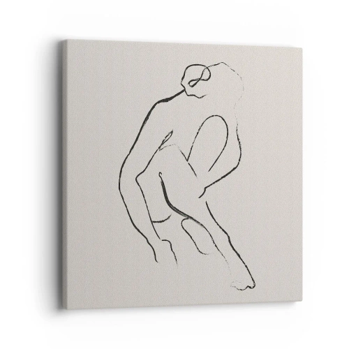 Schilderen op canvas - Intieme schets - 40x40 cm