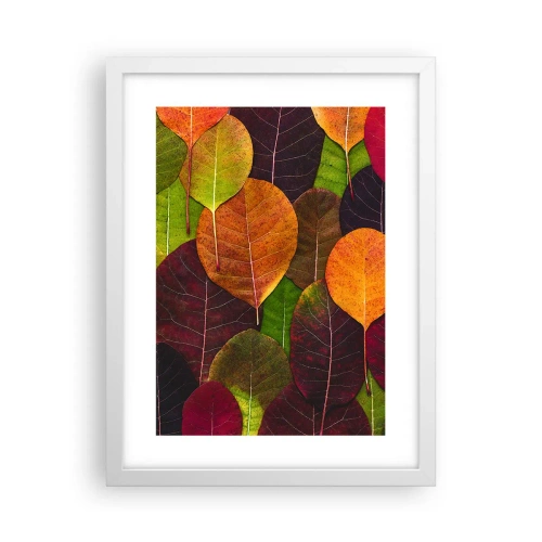 Poster in een witte lijst - Herfst mozaïek - 30x40 cm