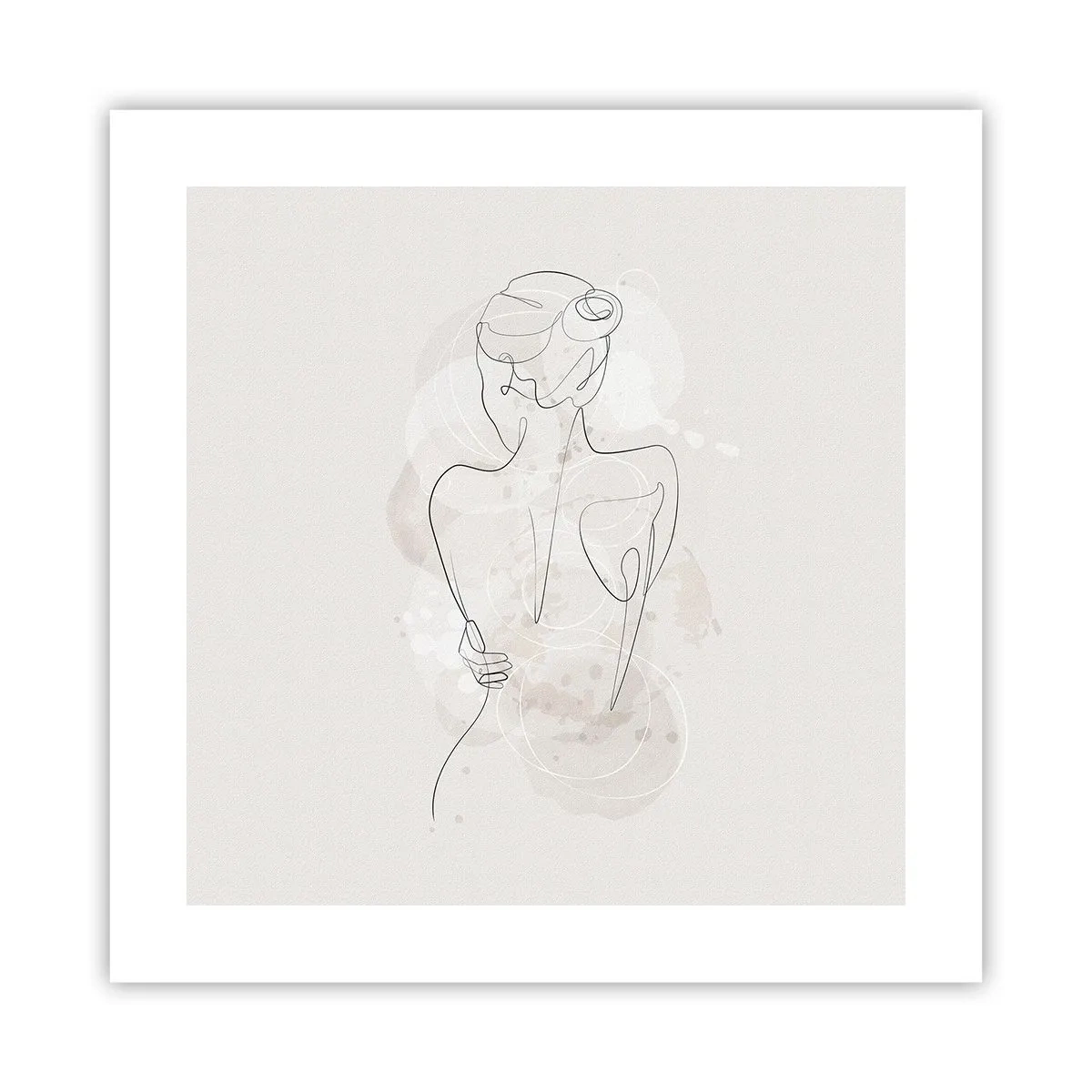 Poster - Als een gevoelig instrument - 40x40 cm