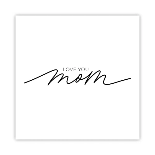 Poster - Grote emotie - 50x50 cm