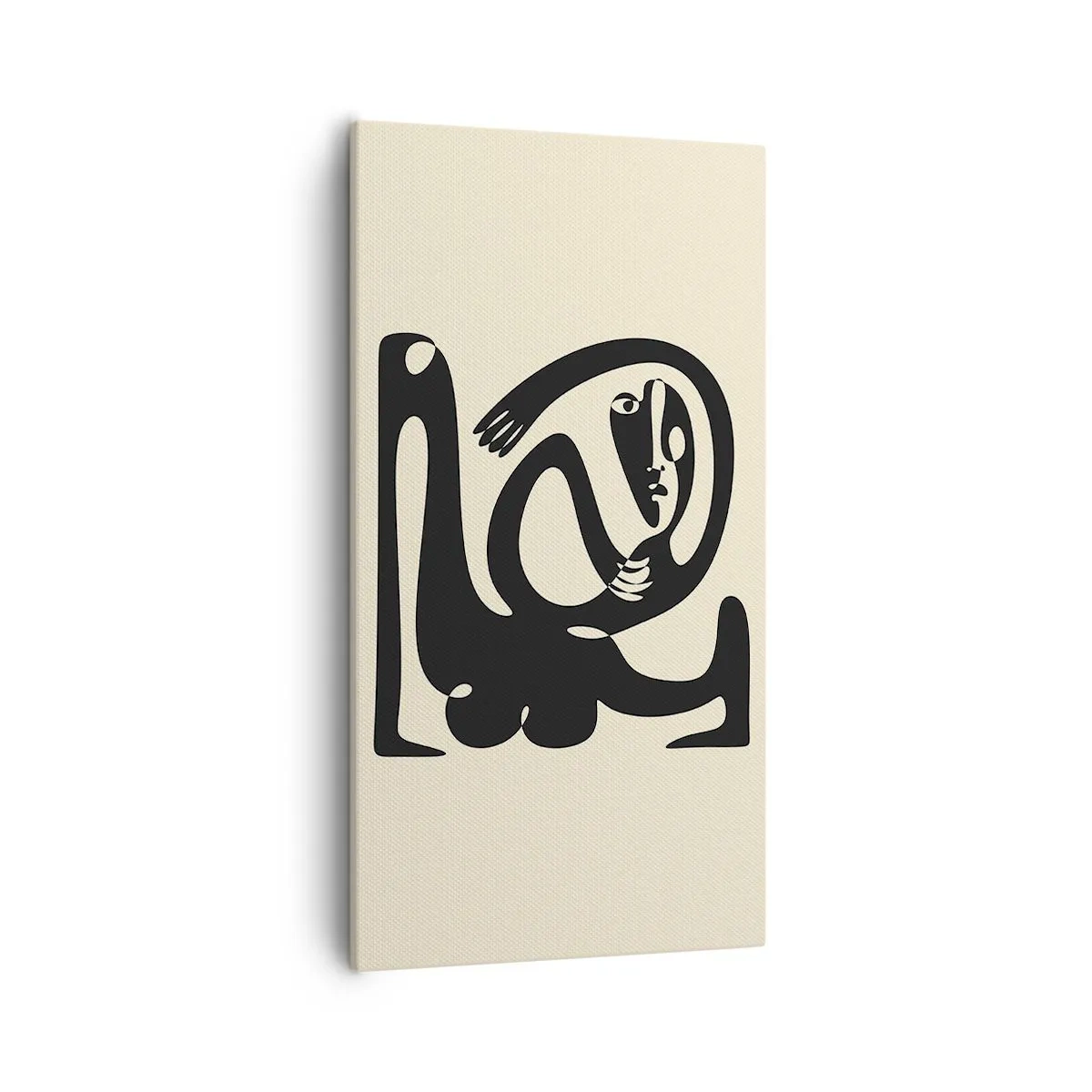 Schilderen op canvas - Bijna Picasso - 55x100 cm