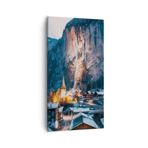 Schilderen op canvas - De stralende geest van de winter - 55x100 cm