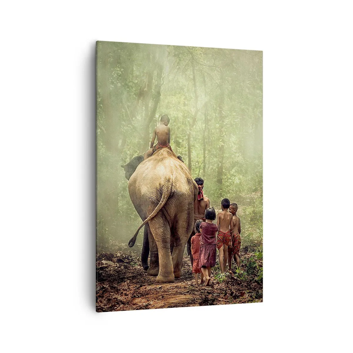Schilderen op canvas - Nieuw Jungle Boek - 70x100 cm