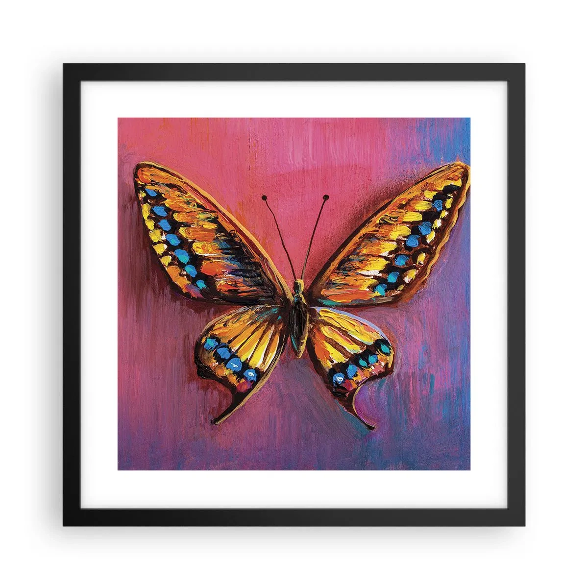 Poster in een zwarte lijst - Een juweel van de natuur - 40x40 cm