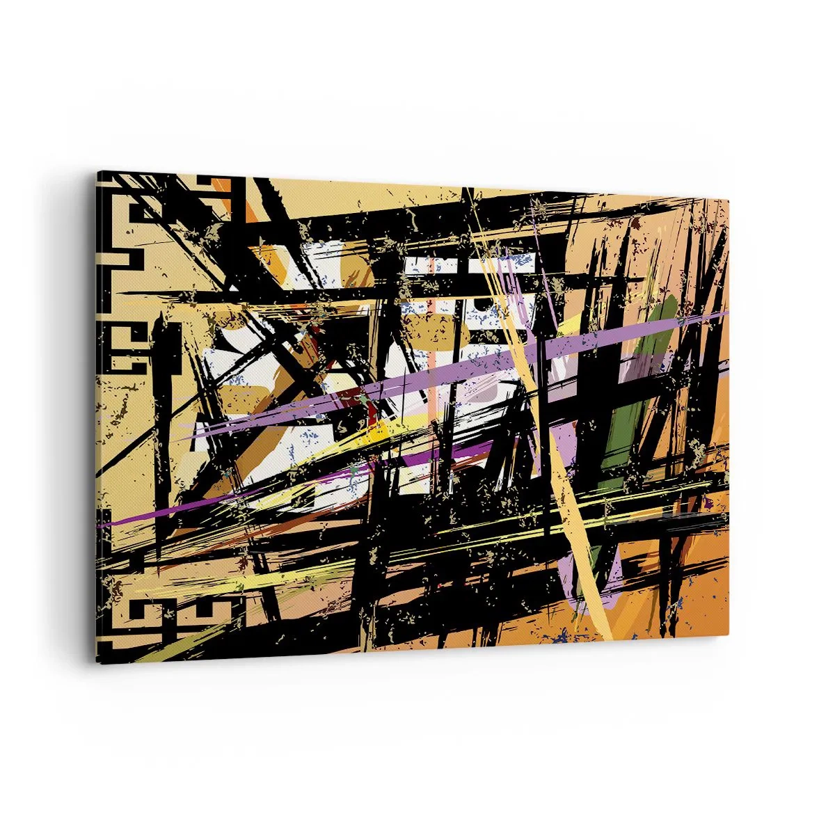 Schilderen op canvas - Een scherp snijden - 100x70 cm