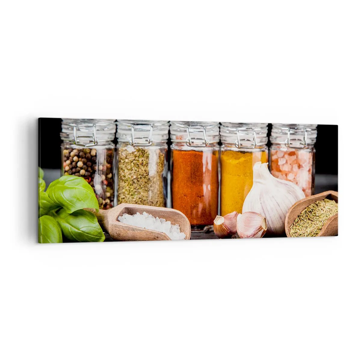 Schilderen op canvas - Zodat het leven smaak heeft - 140x50 cm