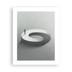 Poster - En wees hier slim - 40x50 cm