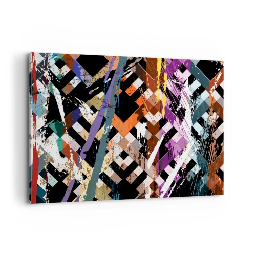 Schilderen op canvas - Tot de tweede macht verheven - 100x70 cm