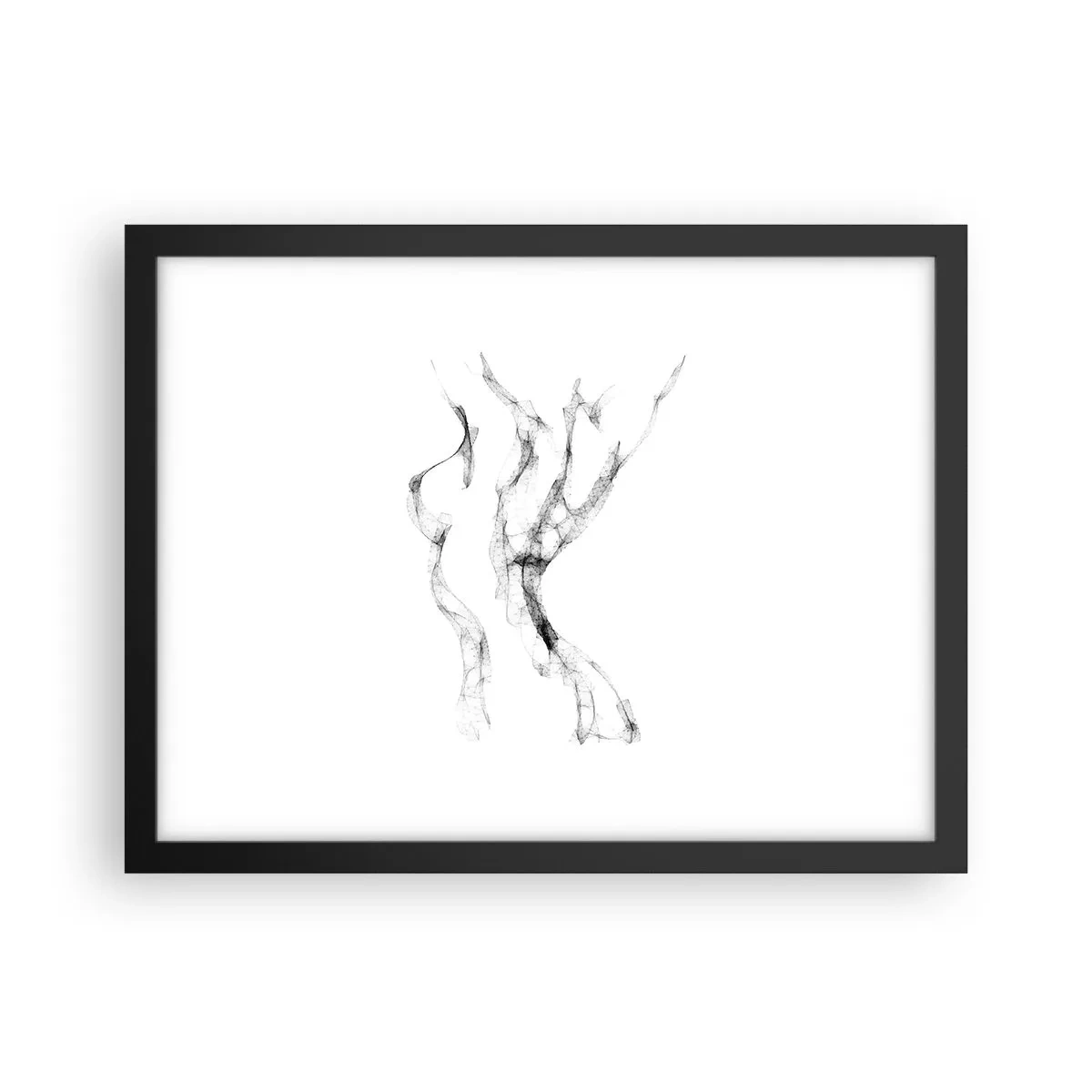 Poster in een zwarte lijst - Mooi en sterk - 40x30 cm