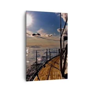 Schilderen op canvas - Zeilen naar de zon - 80x120 cm