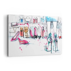 Schilderen op canvas - Sesam, doe open - 120x80 cm