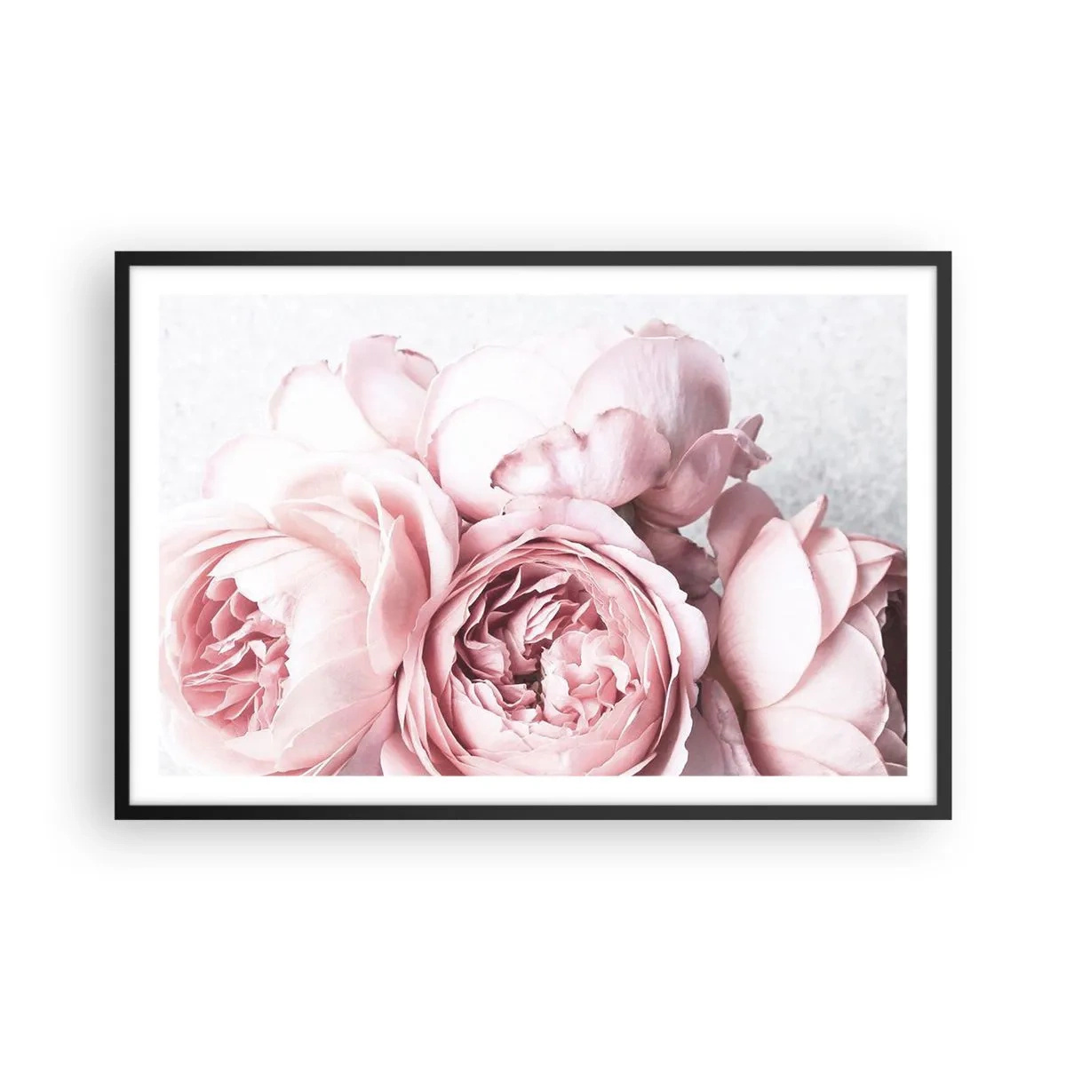 Poster in een zwarte lijst - Voor romantici - 91x61 cm