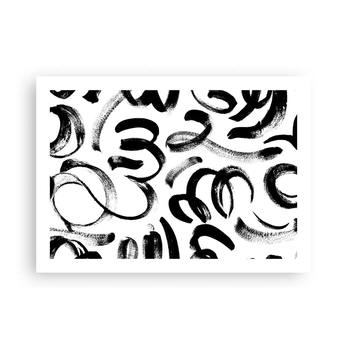Poster - Zwart op wit - 70x50 cm