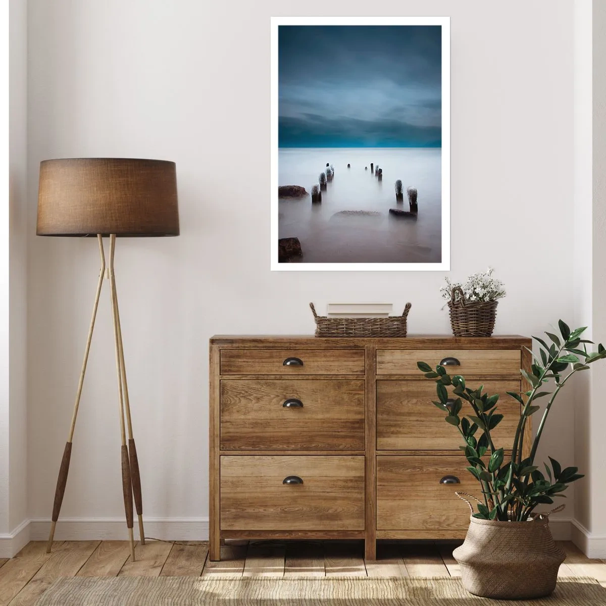 Poster - Peinzend meer - 50x70 cm