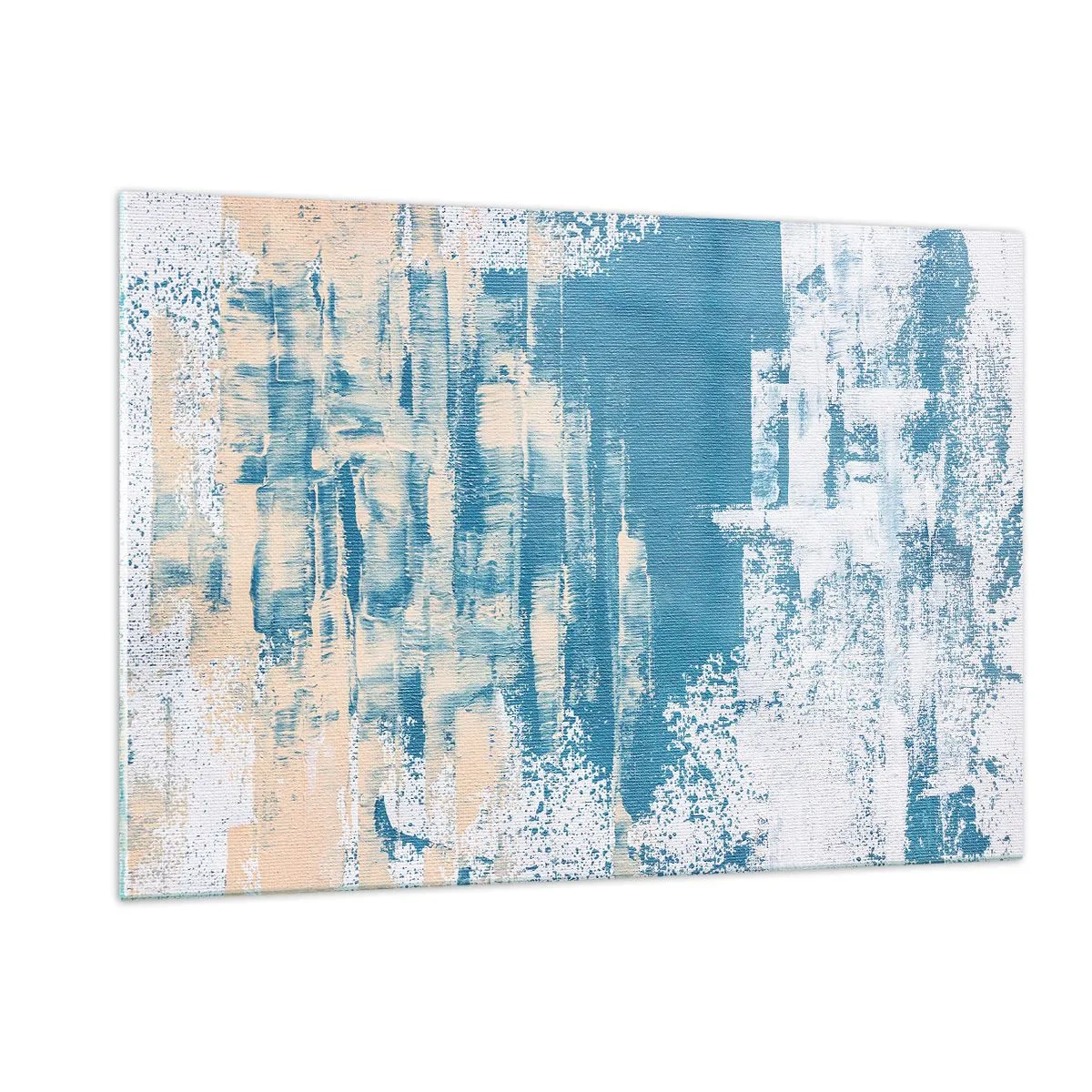 Schilderen op glas - Door een ijspegel - 120x80 cm