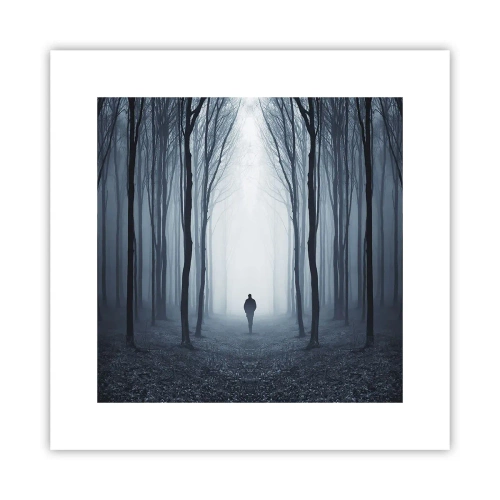 Poster - En alles is eenvoudig en duidelijk - 30x30 cm