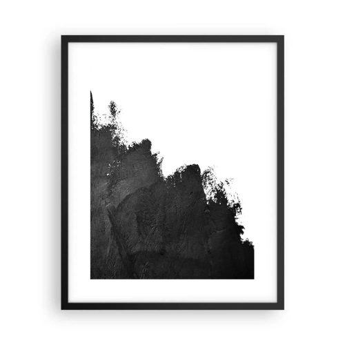 Poster in een zwarte lijst - Elementen: aarde - 40x50 cm