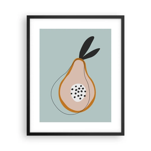 Poster in een zwarte lijst - Doordringen in de aard van de dingen - 40x50 cm