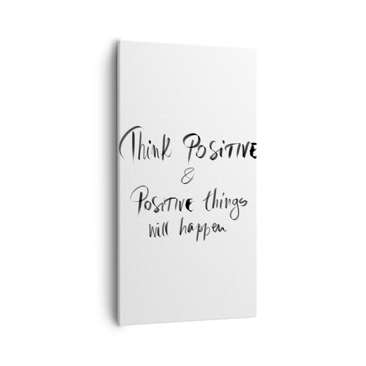 Schilderen op canvas - Hoe leef je het leven? - 55x100 cm