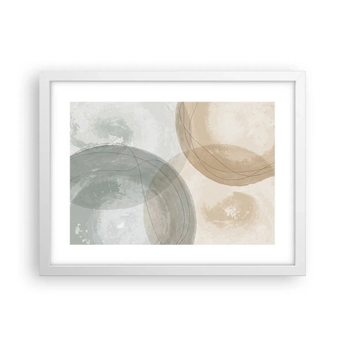Poster in een witte lijst - Indringende werelden - 40x30 cm