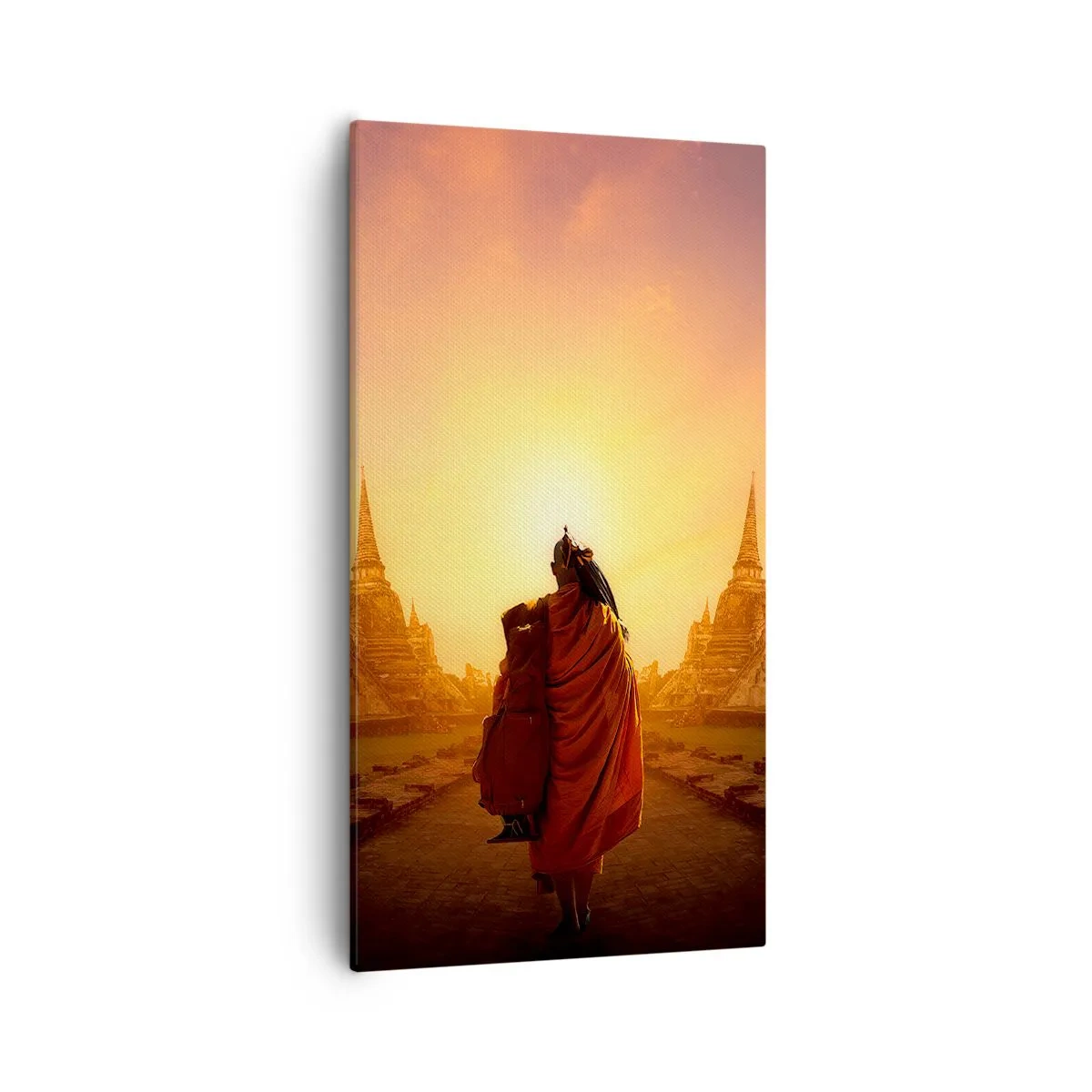 Schilderen op canvas - In vrede voor de eeuwigheid - 55x100 cm