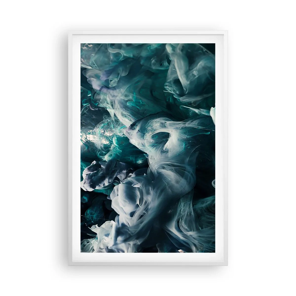 Poster in een witte lijst - De nobele kilheid van steen - 61x91 cm