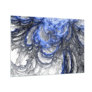 Schilderen op glas - De geboorte van een golf - 100x70 cm