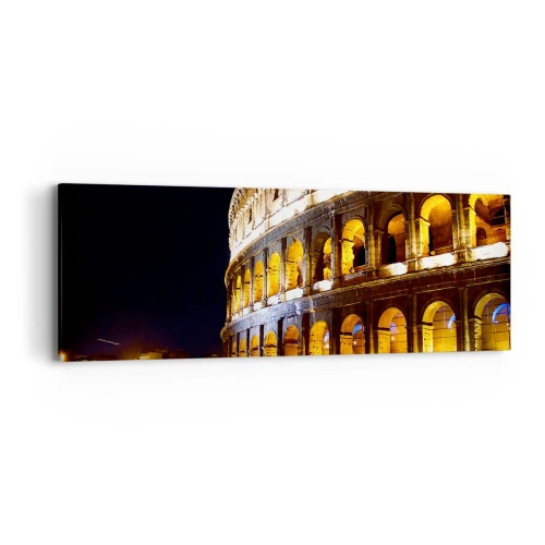 Schilderen op canvas - Het is tijd om de Olympische Spelen te starten - 90x30 cm