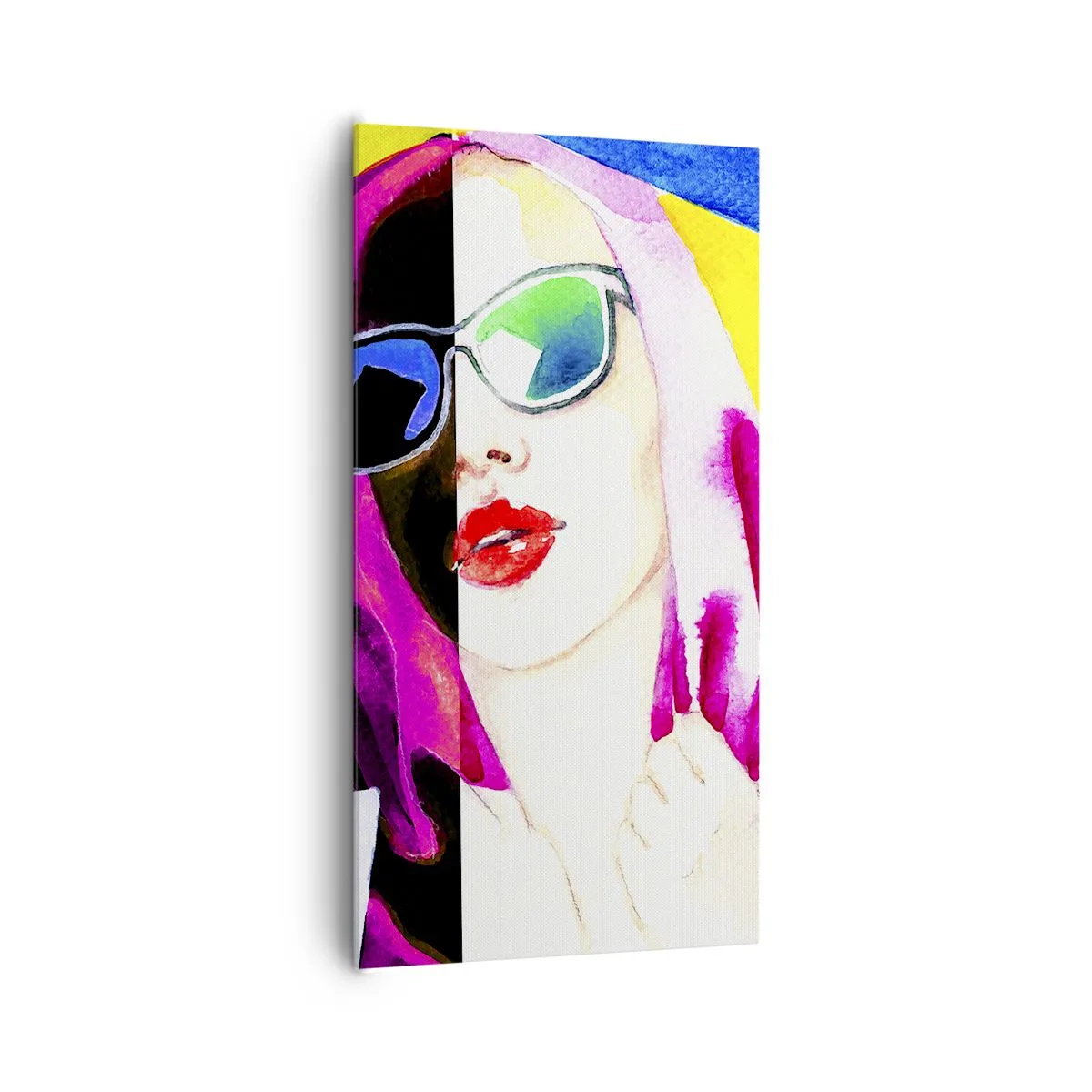 Schilderen op canvas - Ik ben niet wit en ik ben niet zwart - 65x120 cm