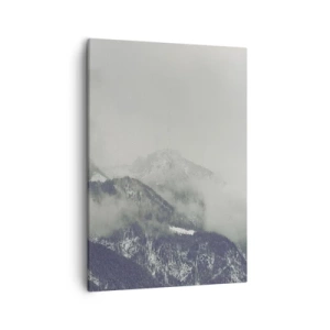 Schilderen op canvas - Mistige vallei - 50x70 cm