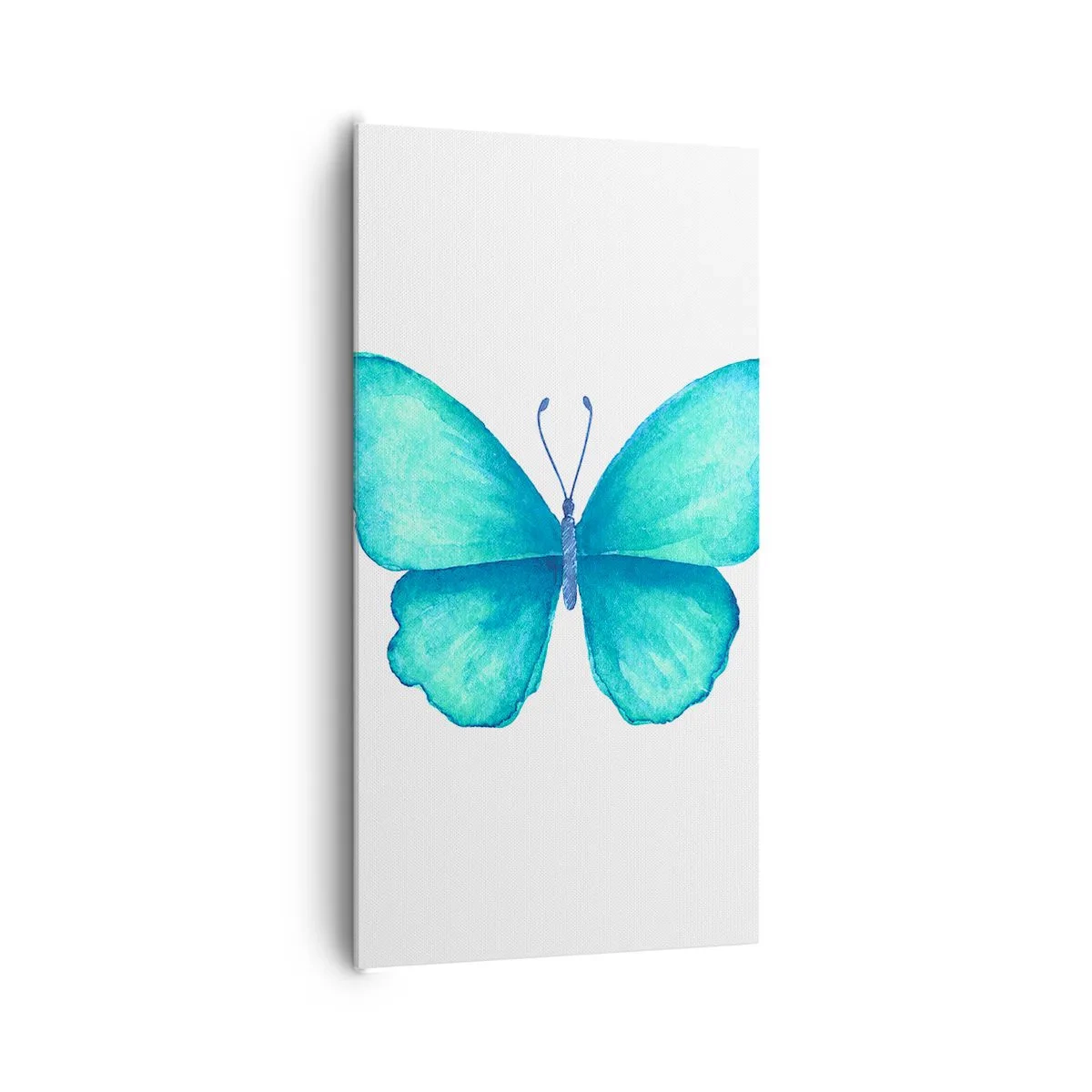 Schilderen op canvas - Turkoois van nature - 65x120 cm