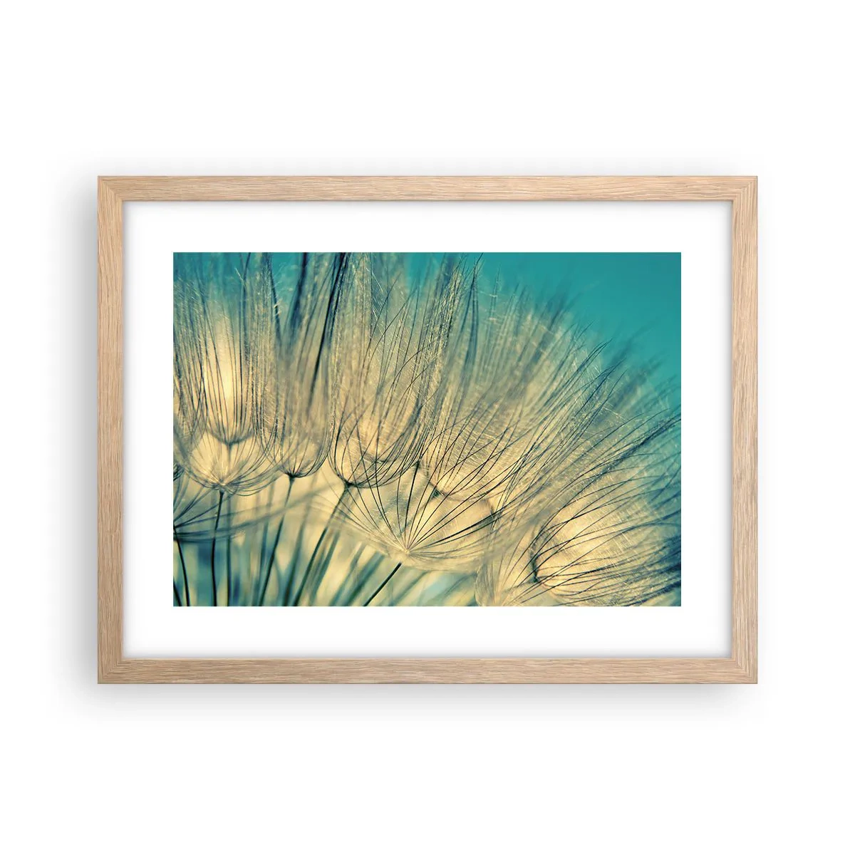 Een poster in een licht eiken lijst - In afwachting van de wind - 40x30 cm