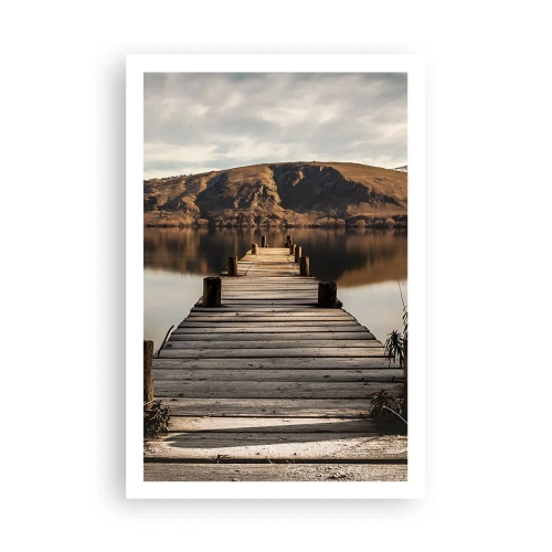 Poster - Landschap in stilte - 61x91 cm