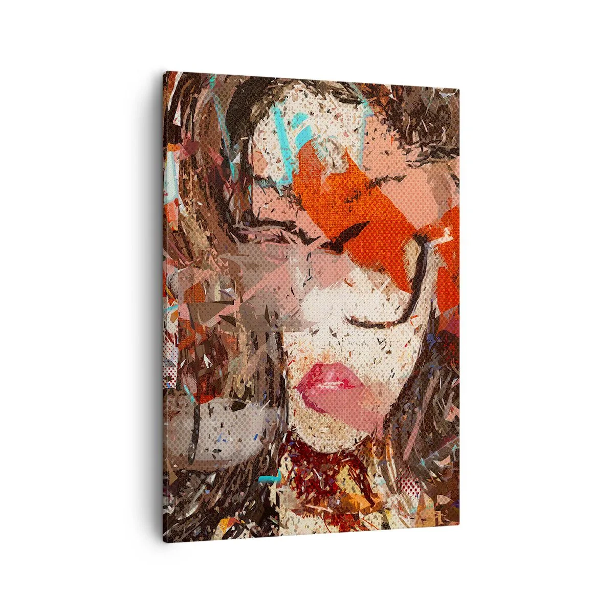 Schilderen op canvas - Niemand weet wat je werkelijk bent - 50x70 cm