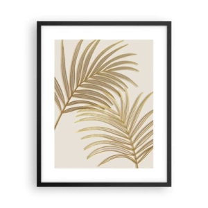 Poster in een zwarte lijst - Gouden Palm! - 40x50 cm