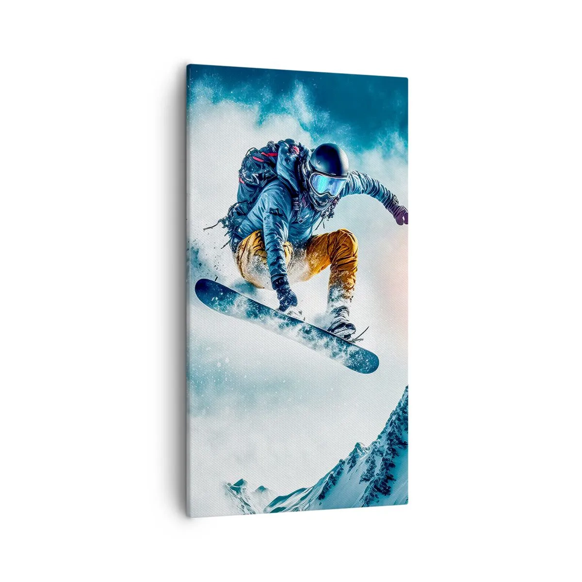 Schilderen op canvas - Extreme emoties - 55x100 cm