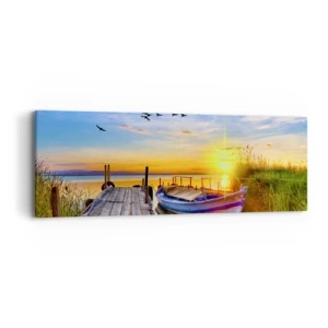 Schilderen op canvas - Ik zie je morgen - 90x30 cm