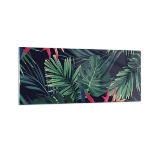 Schilderen op glas - Ontsteken in het groen - 100x40 cm