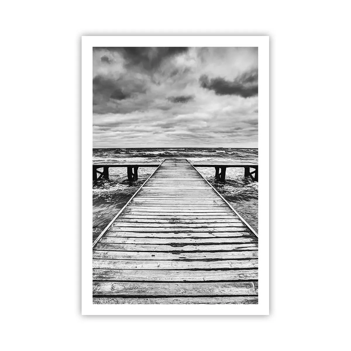 Poster - Ik wacht tot de wind wegjaagt... - 61x91 cm