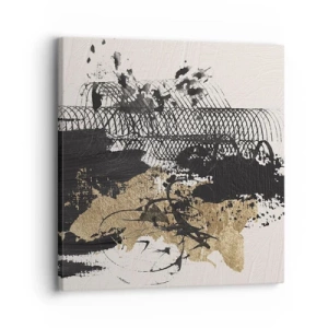 Schilderen op canvas - Compositie met passie - 30x30 cm