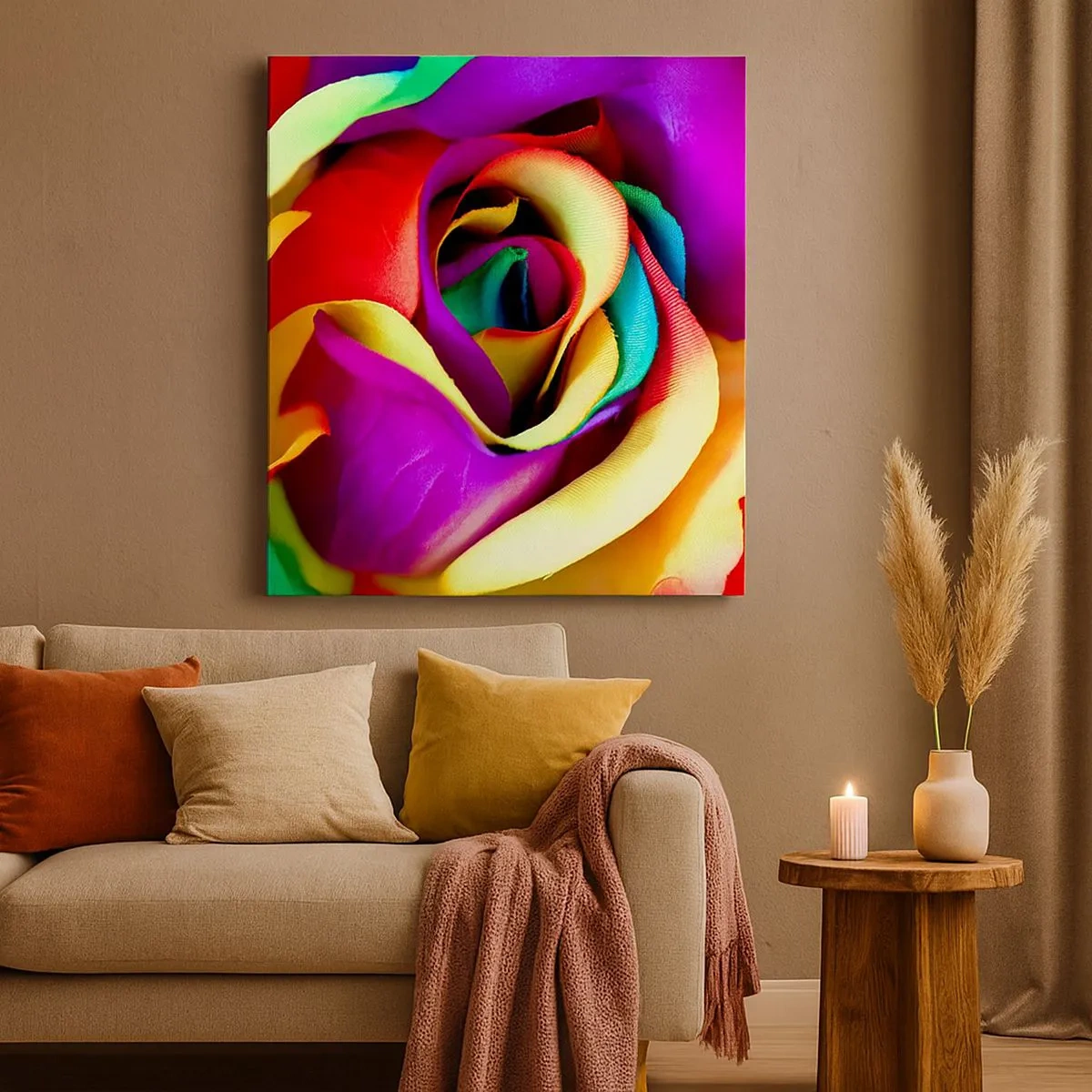 Schilderen op canvas - Het is onmogelijk - 30x30 cm