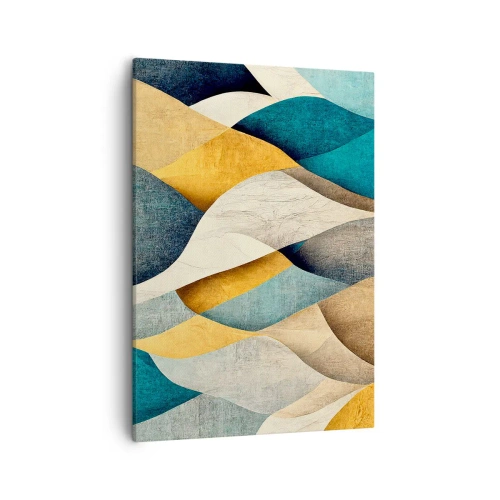 Schilderen op canvas - Ritme en beweging - 50x70 cm