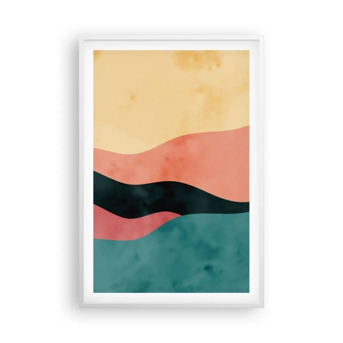 Poster in een witte lijst - Conforme non-conformiteit - 61x91 cm