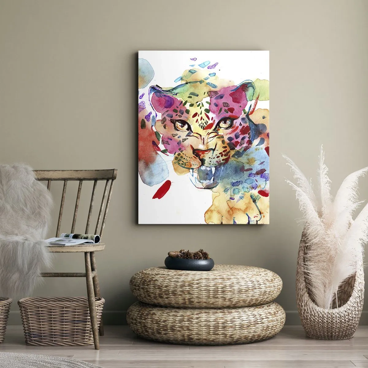 Schilderen op canvas - Schoonheid en het beest - 50x70 cm
