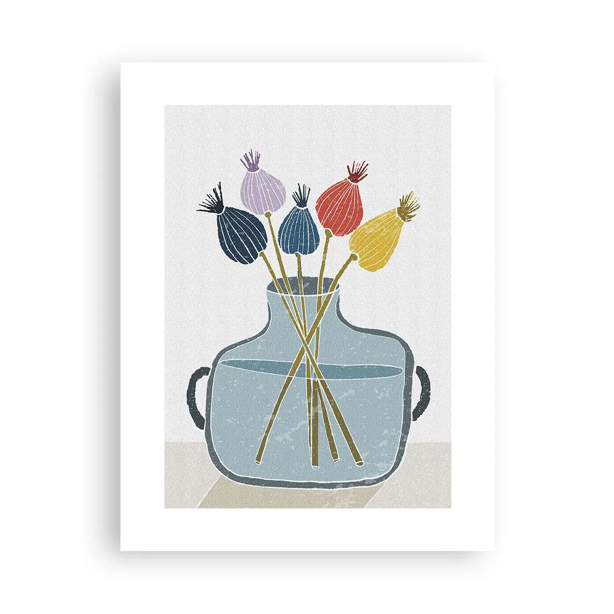 Poster - Alsof hij met maanzaad heeft gezaaid - 30x40 cm
