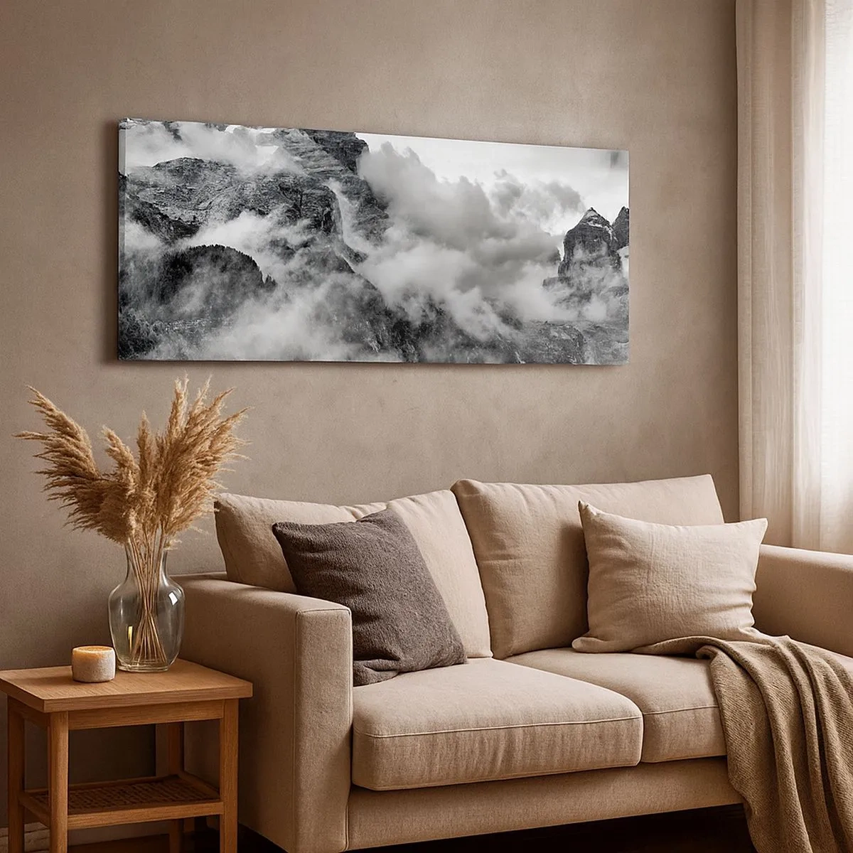 Schilderen op canvas - Mooi en wreed - 100x40 cm