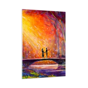 Schilderen op glas - De hemel houdt ook van hen - 50x70 cm
