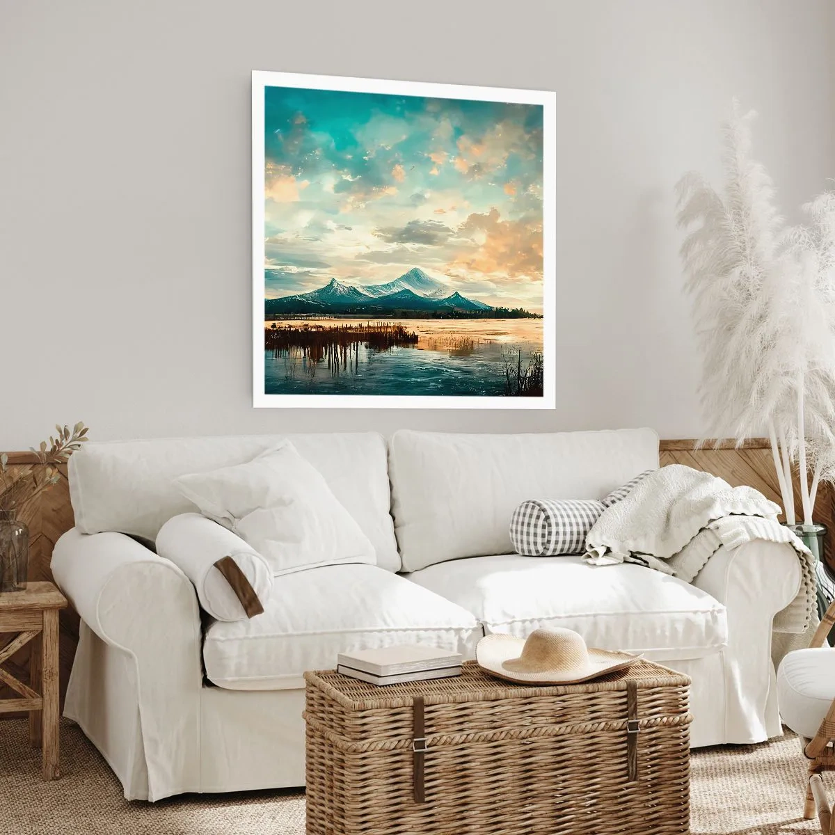 Poster - Onder bescherming van de hemel - 60x60 cm