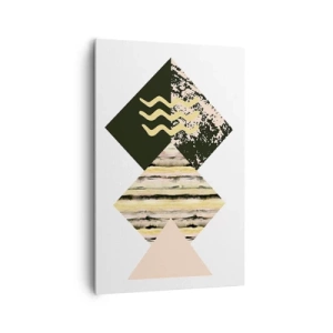 Schilderen op canvas - Er is niet zo eenvoudig - 80x120 cm